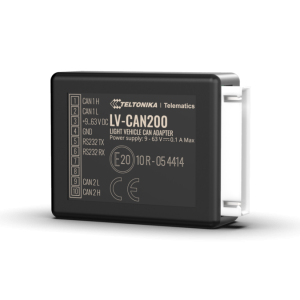 Teltonika Can Bus Communicating GPS with LV-CAN200 -CAN adapter for reading CAN bus data from passenger cars, light commercial vehicles, trucks