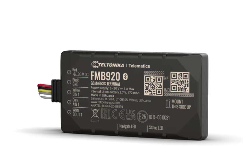 Teltonika Gps tracker FMB920 2G M1 The most popular compact 2G model for basic tracking
